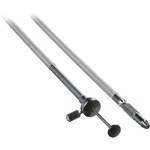 Gepe Plastic Covered Steel Cable Release with T-Lock 10"