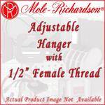 Mole-Richardson Adapter: 1/4"-20 Male Thread to Baby (5/8") Receptor