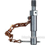 Mole-Richardson Adapter: 1/2"-13 Thread to Baby (5/8") Receptor