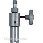 Mole-Richardson Adapter: 1/2"-13 Thread to Junior (1-1/8") Radius End Pin