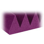 Auralex 4" Studiofoam Wedge-24 (Plum) - 24" x 48" x 4" Acoustic Absorption Panel - 6 Pieces
