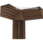 Auralex ATOM 12 System (Brown) - 4 x 12" CornerFill Cubes and 12 x LENRD Bass Traps