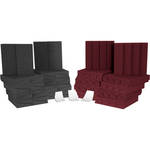 Auralex D36 (Charcoal Grey/Burgundy) Roominators Kit