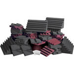 Auralex D108L (Charcoal Grey/Burgundy) Roominators Kit