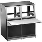Winsted 2-Bay Base and 14" (35.56 cm) (8U) Slope Console, Model J8205