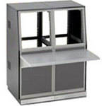 Winsted 2-Bay Base and 21" (53.34 cm) (12U) Slope Console, Model J8213