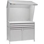 GTI CVX1SC2F 29 x 52" Viewing Station w/Stge Cabinet w/2 Shallow Drawers