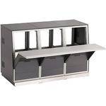 Winsted 3-Bay Low-Profile (11U) Slope Console, Model J8222