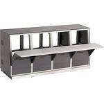 Winsted 4-Bay Low-Profile (11U) Slope Console, Model J8223