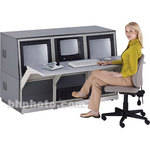 Winsted 3-Bay, Low-Profile Slope Module Console, Model J8400