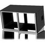 Winsted J8826 Two-Bay Top Module Wedge, System/85 Series (Black)
