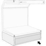 GTI 1F-2028 5" Flat File Drawer for EVS-2028