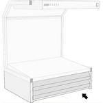 GTI 2F-2028 2 2" Flat File Drawer for EVS-2028