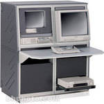 Winsted K8492 Two-Bay Slope Video Console (System/85 Series)