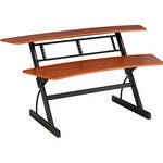 QuikLok Z-600 Project Desk System (Cherry/Black)