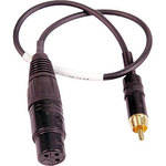 Remote Audio XLR-Female to RCA Phono Male Cable