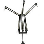 O.C. White Triple Deluxe Microphone Arm and Riser System (Black)