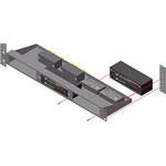 RDL RURA3A Rack Adapter Assembly with Lower Shelf