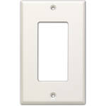 RDL CP-1W Single Cover Wall Plate (White)