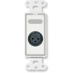 RDL D-XLR3F (3) XLR 3-Pin Female Jacks on D Plate
