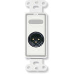 RDL D-XLR3M (3) XLR 3-Pin Male Jacks on D Plate