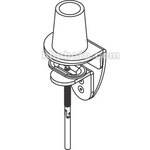 Peerless Industries ACC-903 C-Clamp for LCT100 (Black)