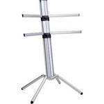 K&M 18850 Spider Keyboard Stand (Silver)