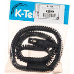 K-Tek K36NK - XLR Male to Low-Profile Right-Angle XLR Female Coiled Cable