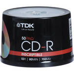 TDK CD-R 52x Disc (50)