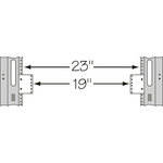 Middle Atlantic 23194 23 to 19" 4U Space Reducer