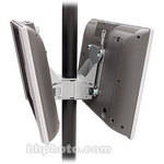 Chief FDP-4100S Dual Small Flat Panel Display Pole Mount (Silver)