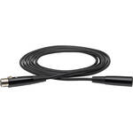 Hosa Technology 3-Pin XLR Male to 3-Pin XLR Female Balanced Cable (Black) - 25'