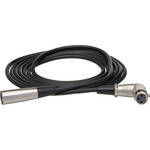 Hosa Technology 3-Pin XLR Male to XLR Angled Female Cable - 3'