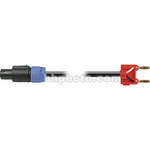Hosa Technology SKT-200 Series Speakon to Banana Speaker Cable (12 Gauge) - 3'