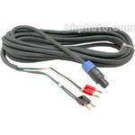 Hosa Technology Speakon to 2x Banana Premium Speaker Cable (14 Gauge, 15') 