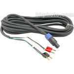 Hosa Technology Speakon to 2x Banana Premium Speaker Cable (14 Gauge, 100') 
