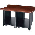 Middle Atlantic Laminate Dual Bay Rack (Cherry)
