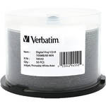 Verbatim CD-R Digital Vinyl Inkjet/Hub Disc (50)
