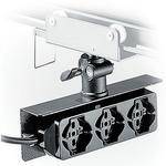 Manfrotto Outlet Box for Rail System (3 Sockets)