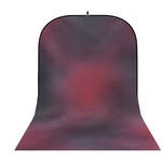 Botero #003 Super Collapsible Background (8x16', Maroon, Pink)