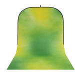 Botero #012 Super Collapsible Background (8x16') (Green, Yellow)