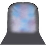 Botero #033 Super Collapsible Background (8x16', Dark Grey, Blue Center)
