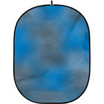 Botero #004 Collapsible Background (5x7') (Blue, Grey)