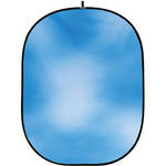 Botero #008 Collapsible Background (5x7') (Sky Blue with White)