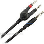 Monster Cable Standard 100 Series 1/4" TS Male Phone to Banana Speaker Cable - 50'