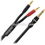 Monster Cable Performer 500 Series 1/4" TS Male Phone to Banana Speaker Cable - 10'