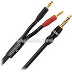 Monster Cable Performer 500 Series 1/4" TS Male Phone to Banana Speaker Cable - 50'