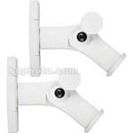 Sanus WMS3W Wall/Ceiling Mount Bracket for Satellite Speakers - Pair - White