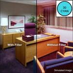 Cokin A705 Color Compensating CC30C (Cyan) Resin Filter