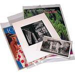 Print File Polyethylene Bag with 2" Flap - 8.5 x 11" - 4mil Thick - 100 Pack